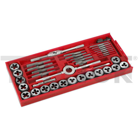 SET FILIERA 39pz PROFESSIONALE MASCHI E FEMMINE PER FILETTATURA