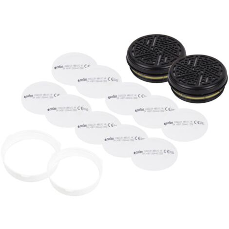 set filtro combinado 2 uds. filtro a1b1e1k1 + 10 uds. prefiltro p2 nr