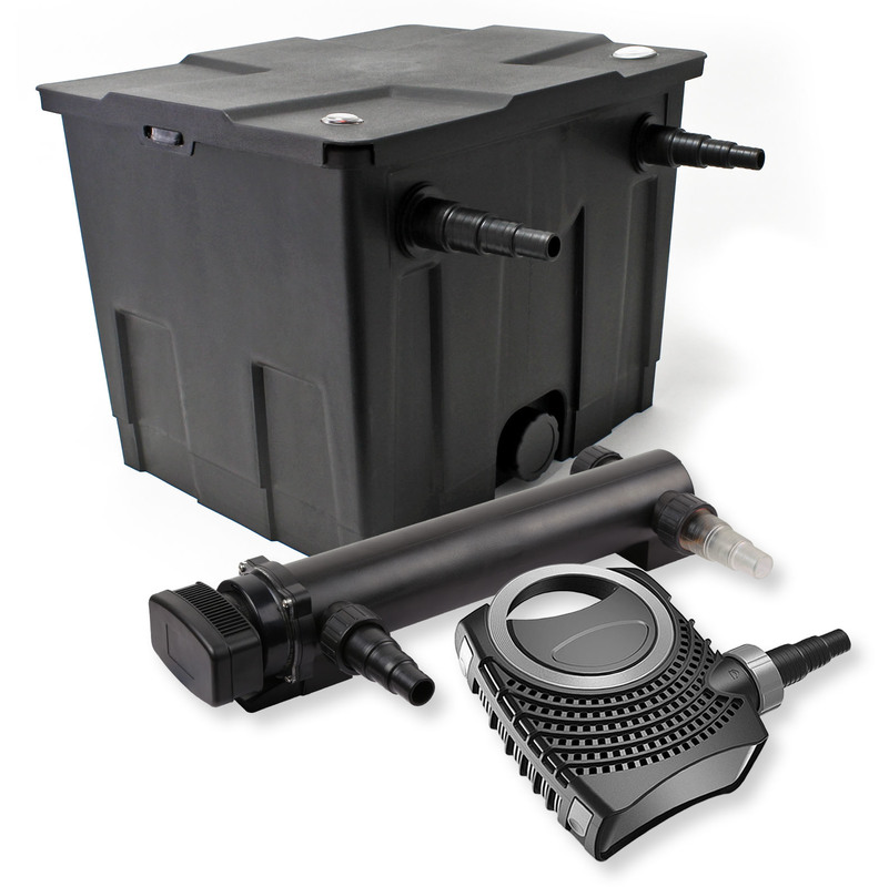 

Set filtro estanques 12000l 36W UVC Clarificador NEO8000 70W Bomba jardin