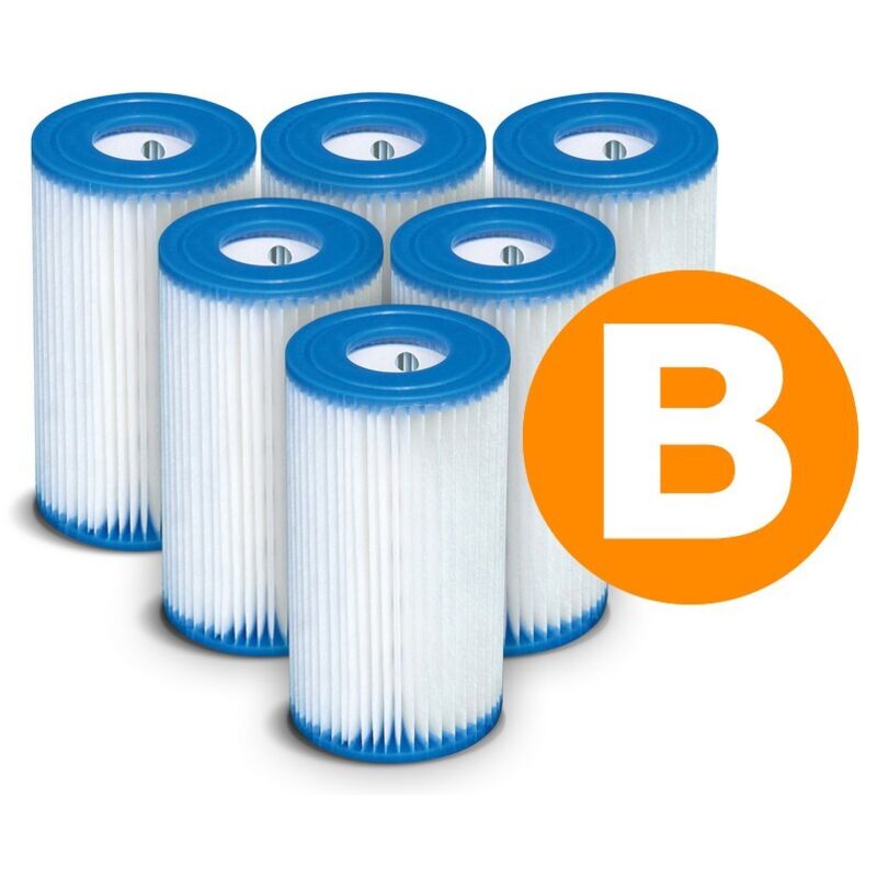 Set filtro pompa tipo B 6 pezzi INTEX 29005 x6