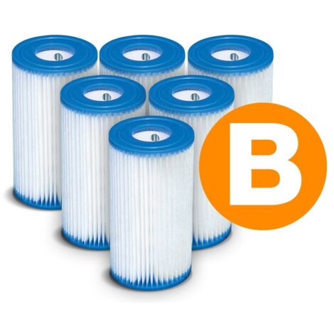 Set filtro pompa tipo B 6 pezzi INTEX 29005 x6