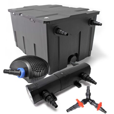 Set Filtro SunSun 60.000l Chiarificatore 24W Pompa NEO8000 70W