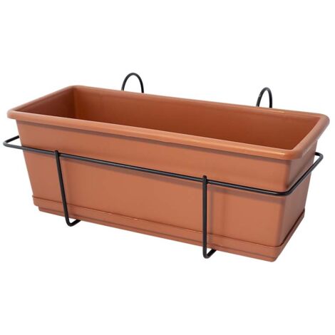 Set fioriera + balconiera modello marta 42x17x h16 cm