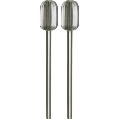 Set fraises cylindrique Ø8 mm en acier tungstène vanadium Proxxon Micromot C58595