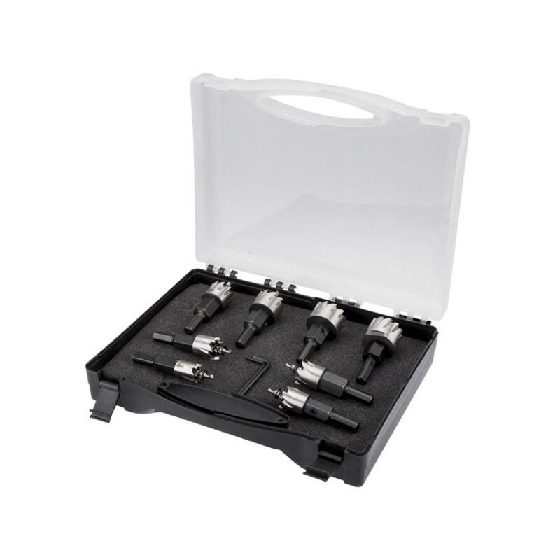 Set 8 frese a tazza hss x metallo 16-35 mm Fervi f015/008s