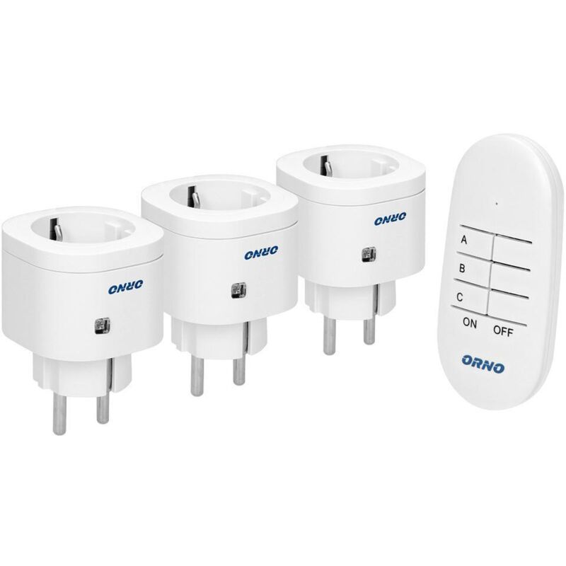 Tresice France Set Funk-ministeckdosen Mit Fernbedienung Or-gb-438(gs) Schuko