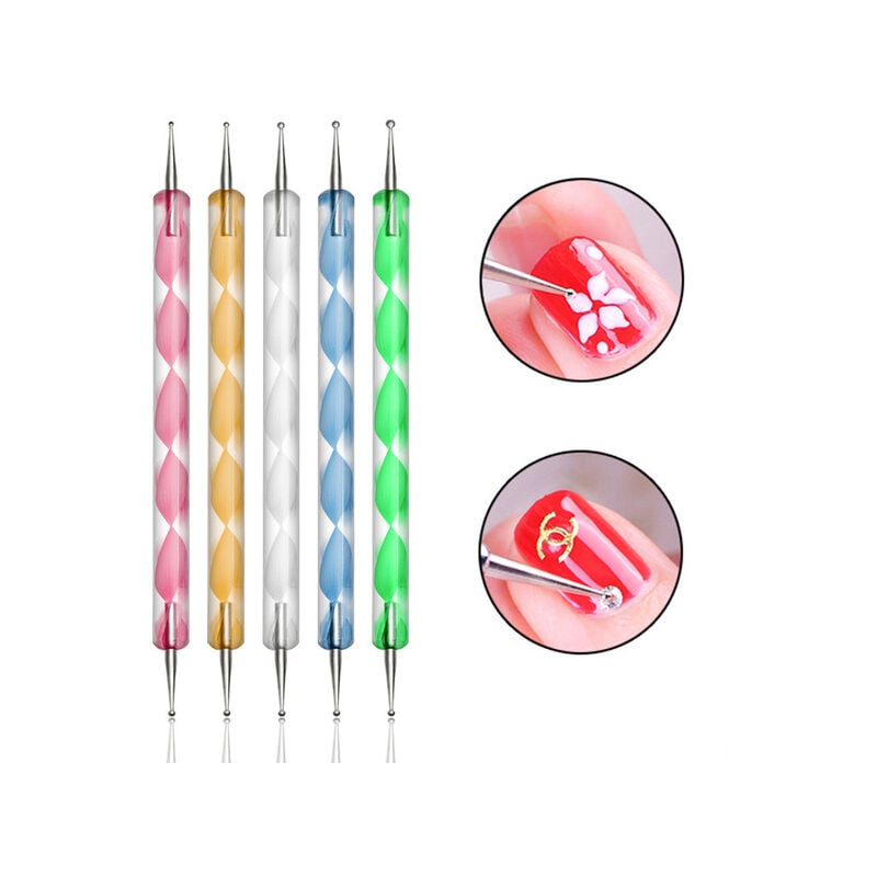 Set Gel UV pittura Nail Art punteggiatura penna