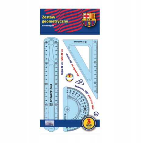 Set geometrico 3 pezzi - FC Barcelona 3480