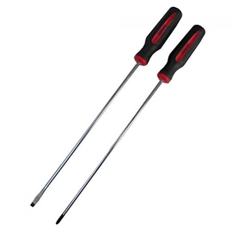 Set Giraviti Lunghi Cacciavite Croce Philips PH2 e Taglio Magnetici Masidef