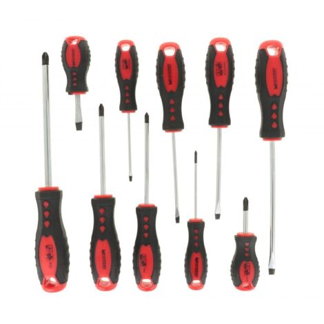 Set Giraviti Taglio E Phillips Acciaio S2 10 Pz