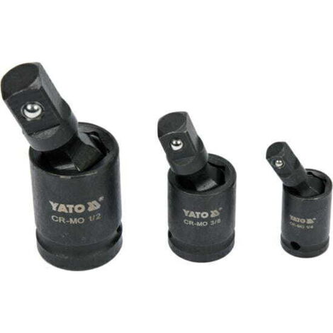 SET GIUNTI A IMPATTO YATO 1/4"" 3/8"" 1/2