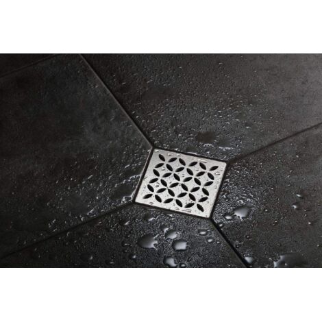 Set Grille/cadre Kerdi-Drain-Style Floral SCHLUTER