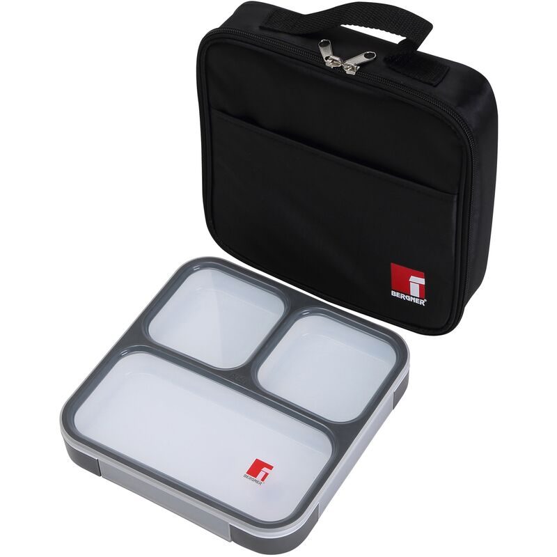 

Set Hermetico Ultra Fino 800Ml + Bolsa Isotermica Negro Walking Busineacero Inoxidable