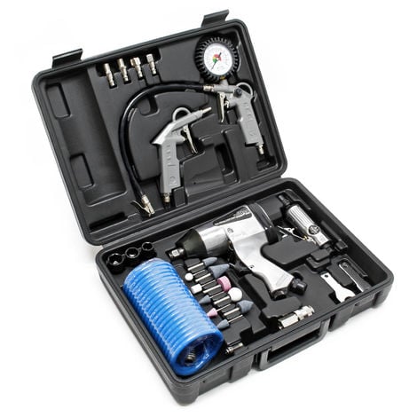YOTOO Kit de accesorios para compresor de aire, kit de herramientas de  accesorios de aire NPT de 20 piezas de 1/4 de pulgada, kit de manguera  híbrida