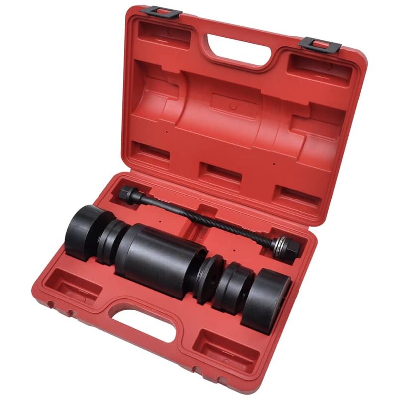 

Set herramientas para instalar/remover bujes subchasis Mercedes Benz