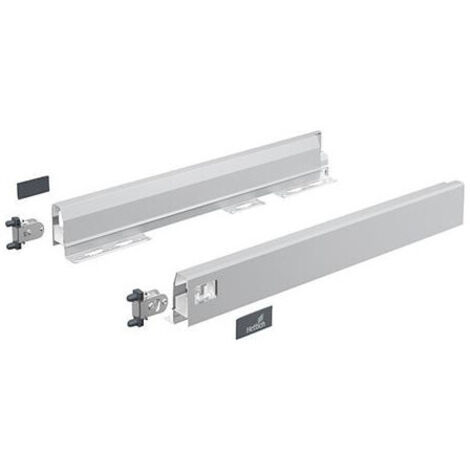 Set HETTICH ArciTech pour tiroir H.126 - L.350 - Blanc - 9149273