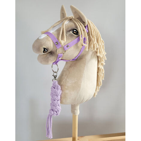 Set Hobby Horse: cavezza A3 + guinzaglio - Viola