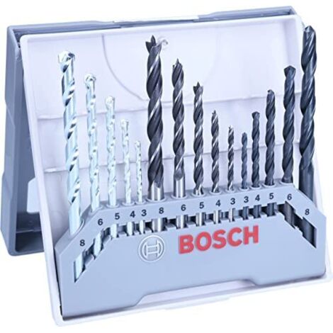 SET HSS,MADERA,PIEDRA X-PRO 15UDS BOSCH