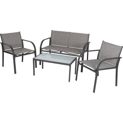 Festnight Set da Pranzo per Giardino 15 pz con Cuscini, Set Giardino  Esterno, Set Tavolo E Sedie Da Giardino, Tavolo Da Giardino Con Sedie,  Polyrattan Grigio : : Giardino e giardinaggio