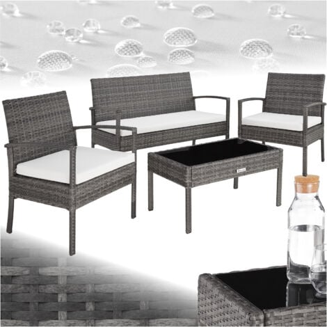 Set in rattan Sparta 3+1 - set giardino rattan, set da giardino in rattan, rattan sintetico