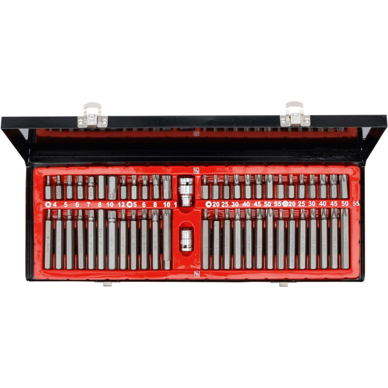 Set in scatola di punte torx maschio, punte torx, xzn, esagonali 54 pezzi