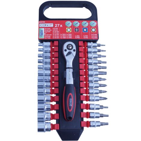 Set inserti e bussole con cricchetto