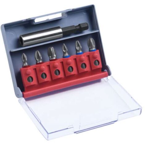 Set inserti Phillips e Pozi Drive con adattatore