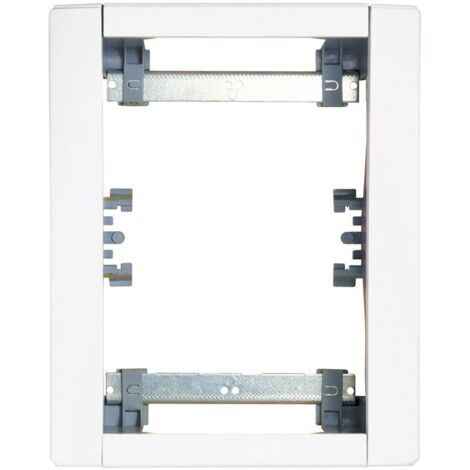 Set Installazione 2 Cornici Di Finitura Bianca Multibox ( Bticino Cod. 16102Lt )