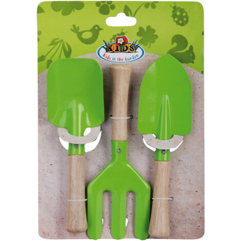 Set jardinage enfant 3 pièces Vert - Vert