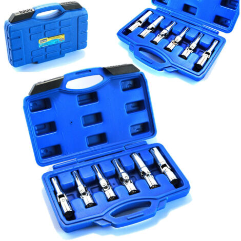 Set Kit 6 Clés De Boussole Enrobées Pour Lampes Automobiles Diesel De 8 à 16 Mm 3/8"