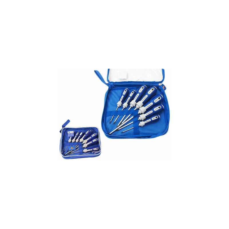 Set kit 7 pz cacciaviti a t torx T6 T10 T15 T20