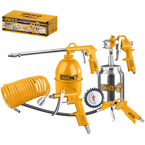 Set kit accessori compressore 5 pz - Ingco AKT0051