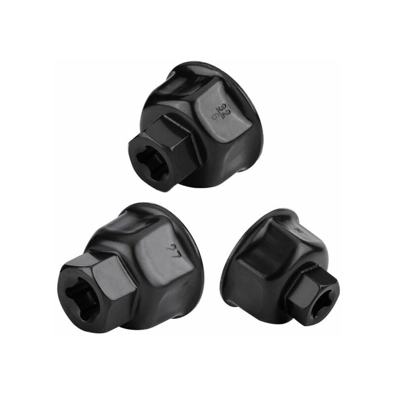 Set kit chiave a tazza per filtro olio 3PZ auto