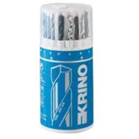 Set Kit Serie Punte Krino per Trapano da Ferro Metallo e Muro - 19 pz Selector