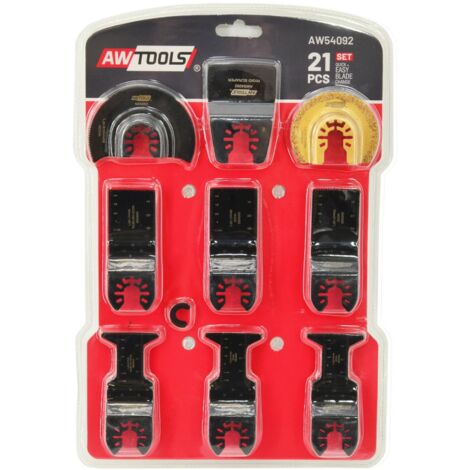 SET LAME AWTOOLS MT 21 PEZZI PER DISPOSITIVO MULTIFUNZIONALE