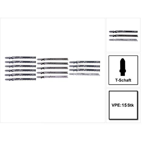 Set lame de scie sabre bois 14 + 1 unités Bosch