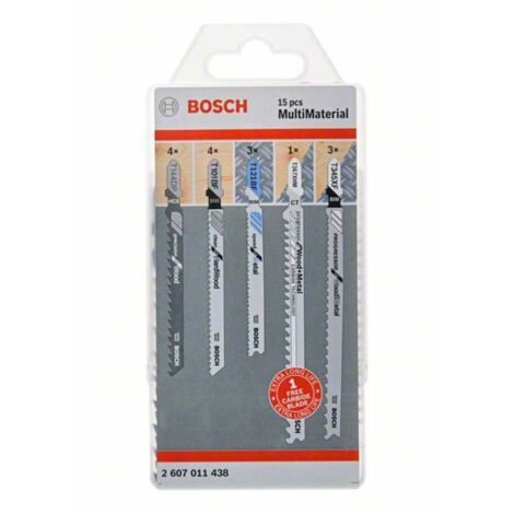Set lame de scie sabre Set Mulit Material 14 + 1 unités Bosch