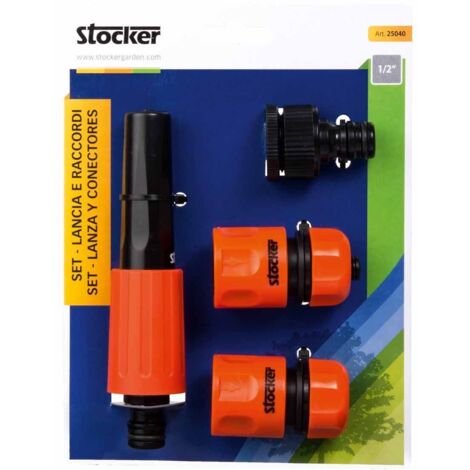 SET LANZA+ADAPTADOR GRIFO+CONECTORES 1/2" 25040