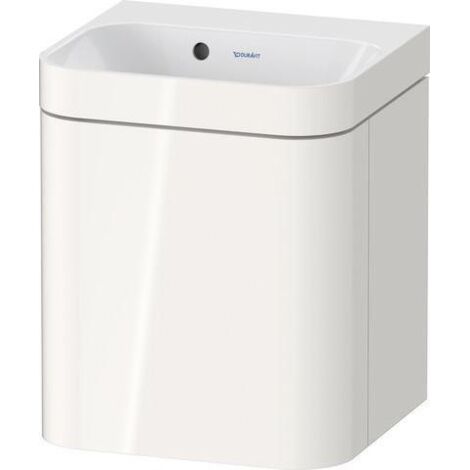 Set lavabo HAPPY D.2 PLUS con anta a battente 400x360mm e HL super opaco