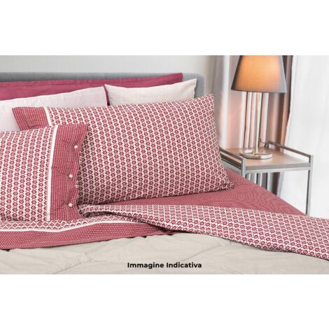 Set Lenzuola Cotone Singolo Sopra Sotto con Angoli e Federe Cober Maya Ecru