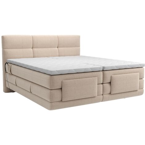 Letto Boxspring 2 Posti LODI Palacio - Testata Trapuntata, Rete Elettrica E Materasso | Comfort Hotel A Casa Tua - Foto 9