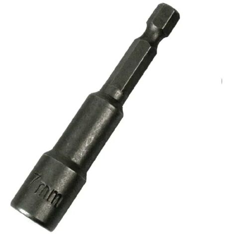 Set magnetischer Bithalter, 7-mm-Magnet-Sechskantnuss, Magnet-Bohrer-Sechskantnuss