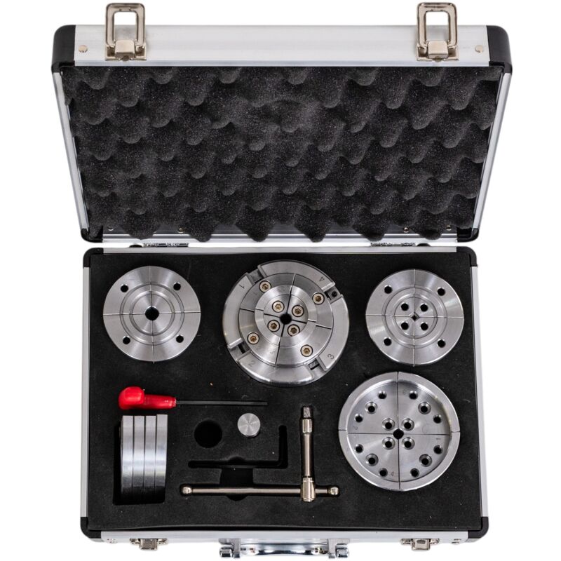 Mw-tech - Ensemble mandrin à bois professionnel à 4 mors ø 95 mm M33x3,5 KPS95