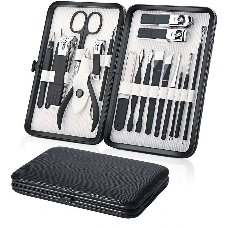 Set manicure, kit pedicure 18 pezzi, set