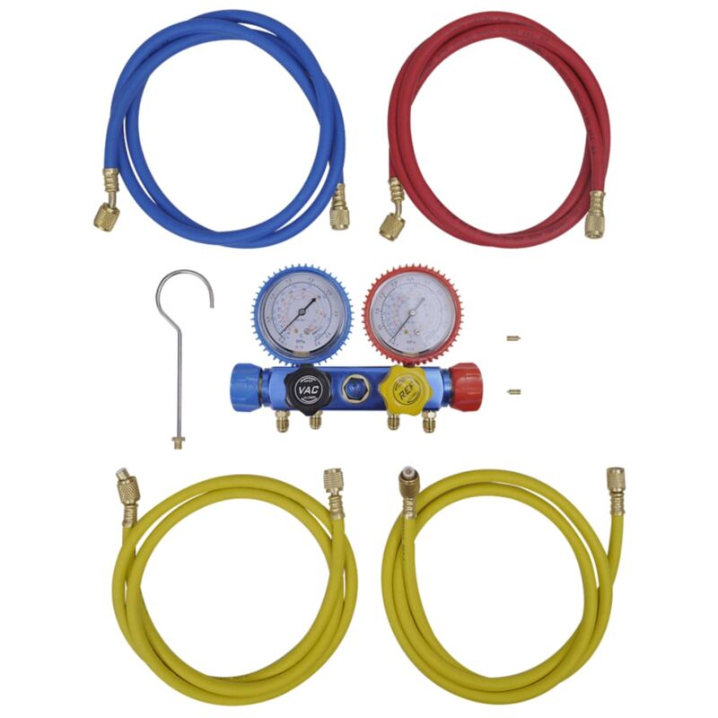 Vidaxl - Set manifold 4 voies pour climatiseur