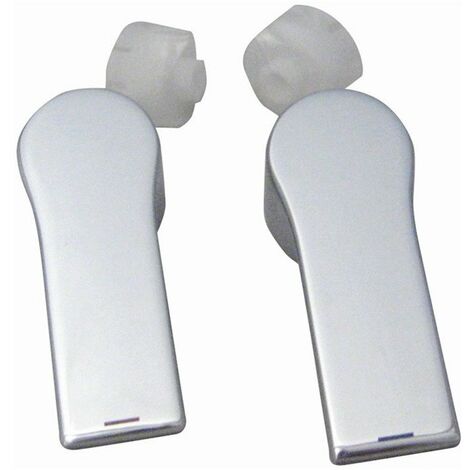 Set maniglie ZENTA SL cromo, per raccordi a 4 fori KLUDI