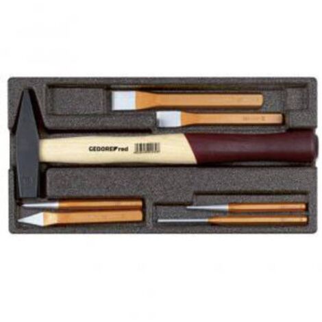 Set martello e scalpello in legno Gedore Red 60 mm
