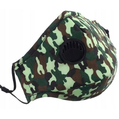 SET Maschera MORO + 3x FILTRI HEPA PM 2.5 CARBONIO