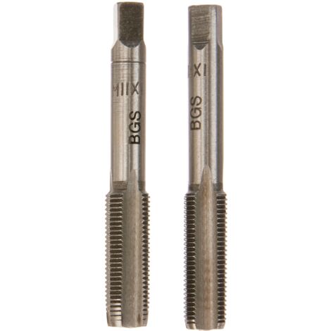 Set maschi e filiere BGS Technic M11 x 1 0 acciaio