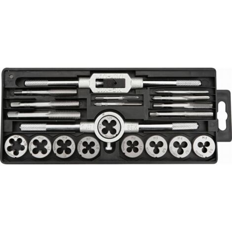 Set maschi e filiere Topex 14A425 20 pezzi M3-M12